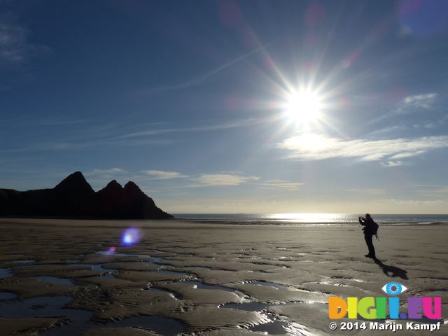 FZ010123 Pepijn at Three Cliffs Bay